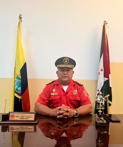 Mando de cuerpo de bomberos San Vicente